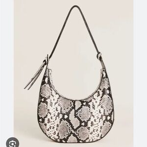 NWT REFORMATION Medium Rosetta Shoulder Bag, Rocco Snake